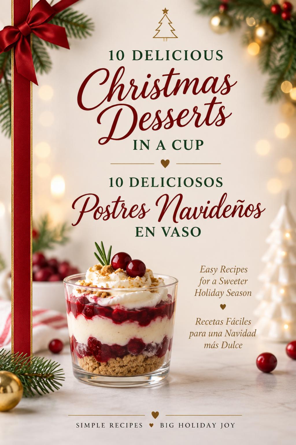 10 Christmas Desserts in a Cup